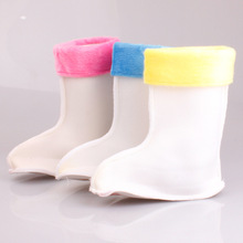 兒童冬季雨鞋保暖棉套自由活動通用保暖內膽羊羔絨內膽零售批發