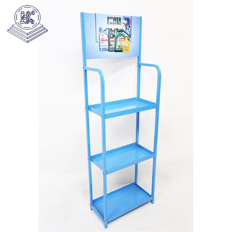 汽车机油货架展示架 4s店润滑油柴油陈列架嘉实多美孚金属铁架子