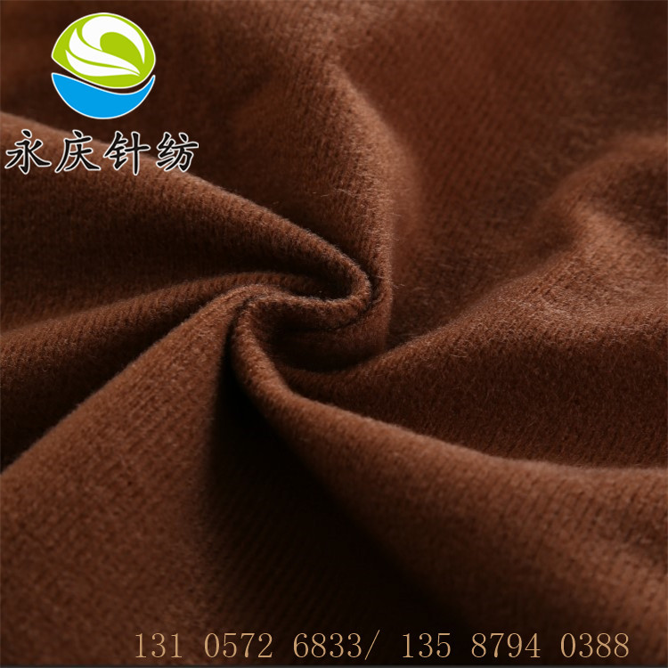 湖州厂家直销2018款全涤圈绒 边伦布 鞋材沙发玩具砂纸复合面料