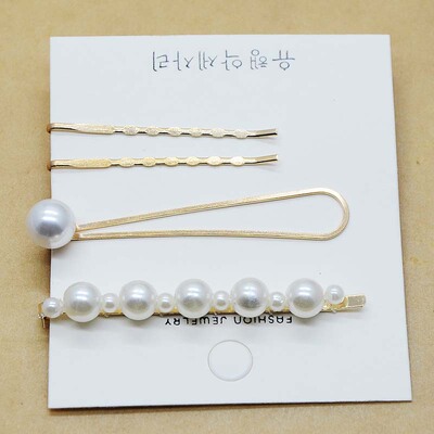 日韓ins小巧精美敲好看小仙女邊夾金屬壹字夾側邊夾碎發夾套裝新