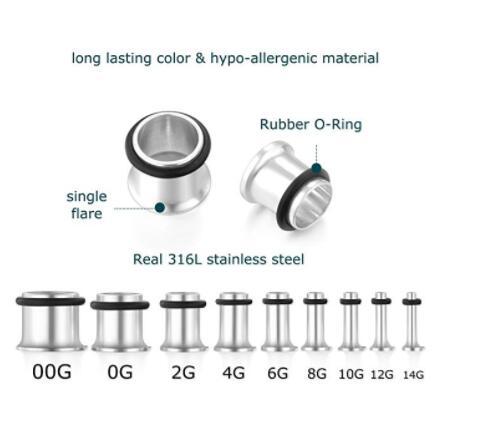 36-Piece Stainless Steel Cone Auricle Piercing Jewelry Set, Pointed Cone Earrings for Men Women detail image 9