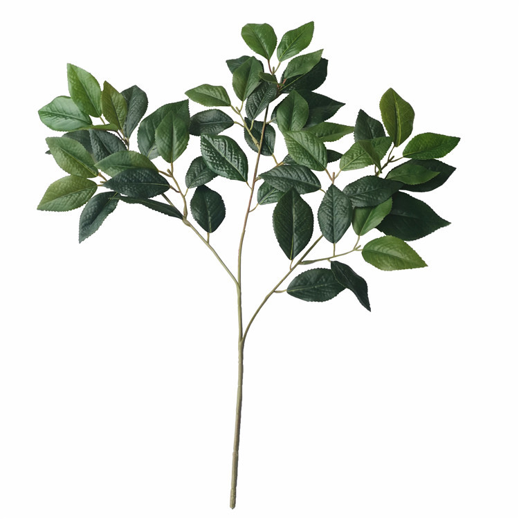 仿真绿叶植物 仿真茶叶 花茶树叶 树枝绿叶 枯枝大树绿植装饰|ru