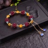 Douyin fine editor -in -chief murmur bracelet Multi -circle crystal wholesale multiple styles with roasted blue parts