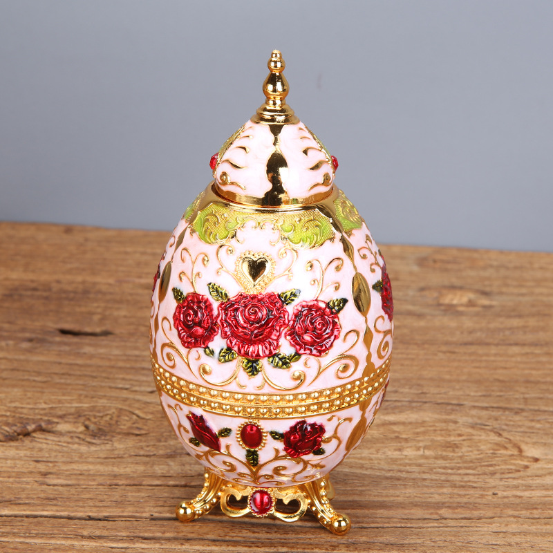 European -style toothpick box metal creative home toothpick box…