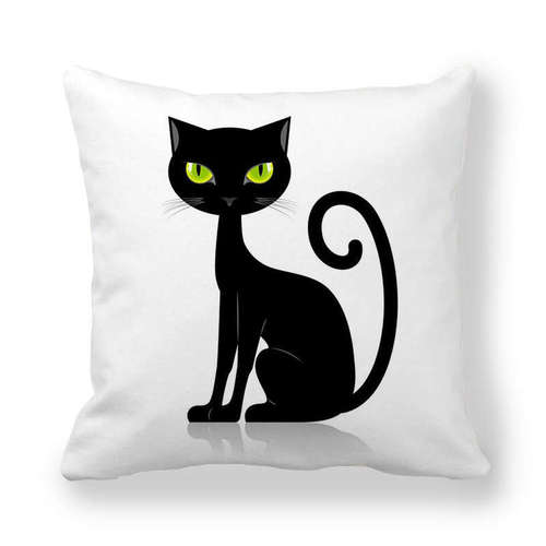 Cartoon Cat Pattern Series Encrypted Peach Velvet Pillowcase Cross-border Supply Source T076