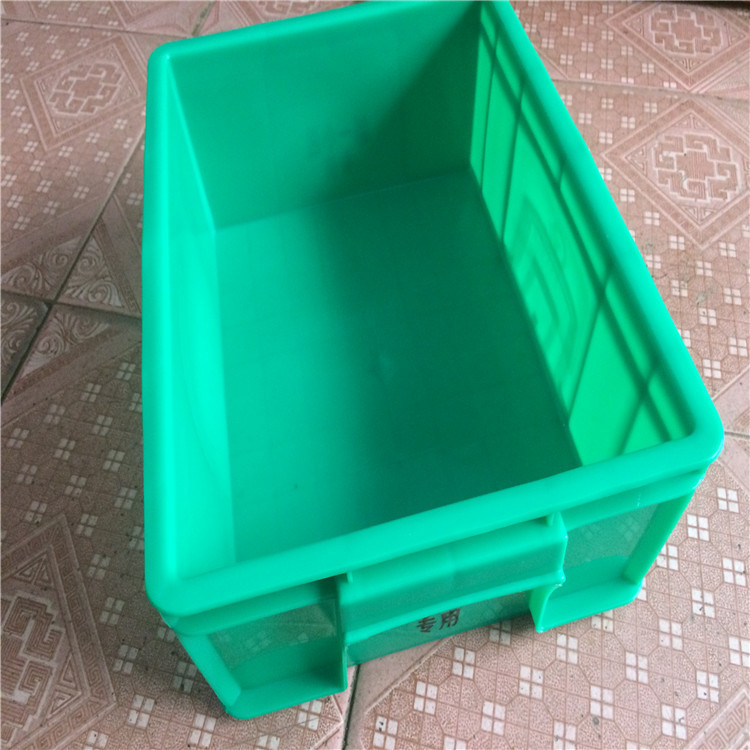 颜色多样塑料周转箱 防静电塑胶箱 熟料生产胶箱48*35*22