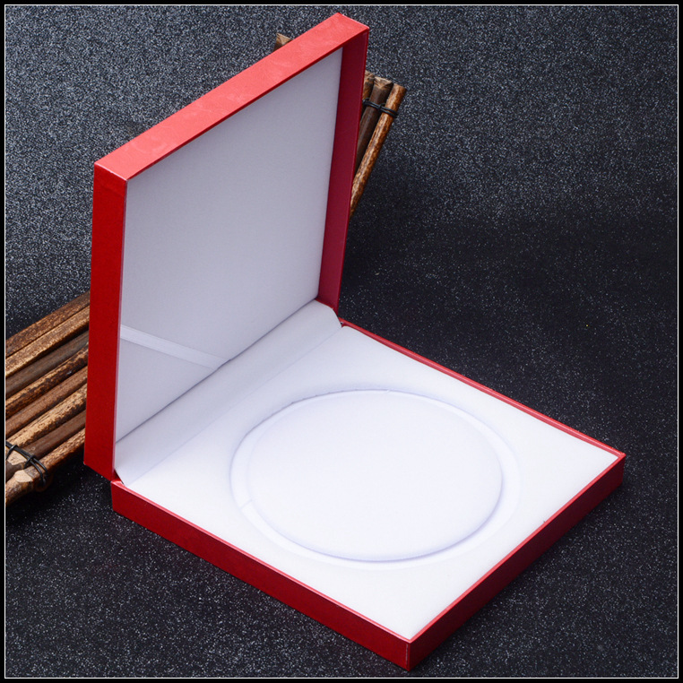 红色翻盖项链包装盒 珍珠项链首饰饰品盒 礼品礼物盒 展示盒批发