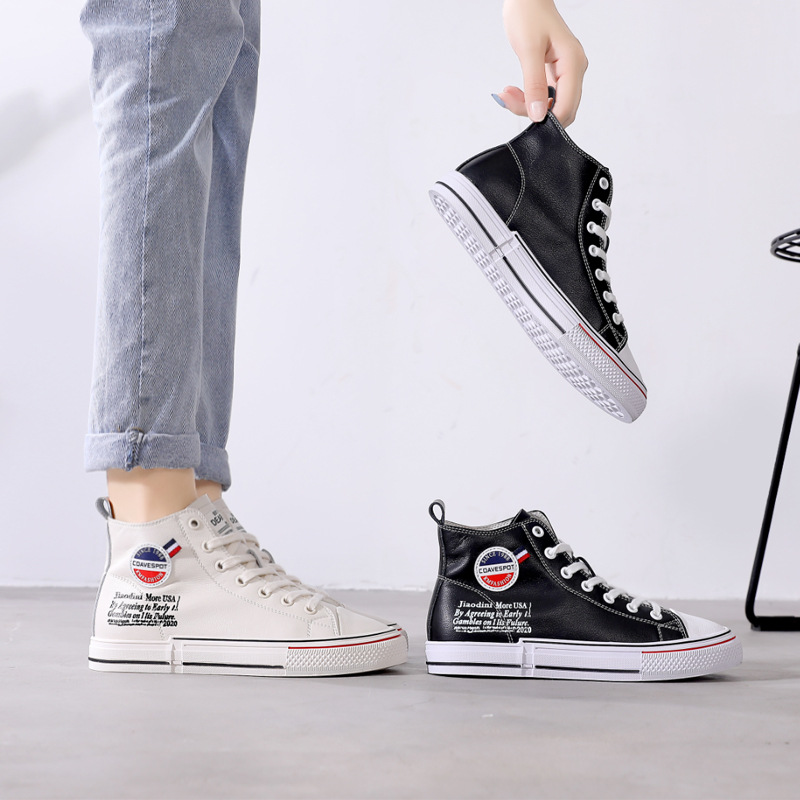 Baskets femme en En cuir - Ref 3420769 Image 3