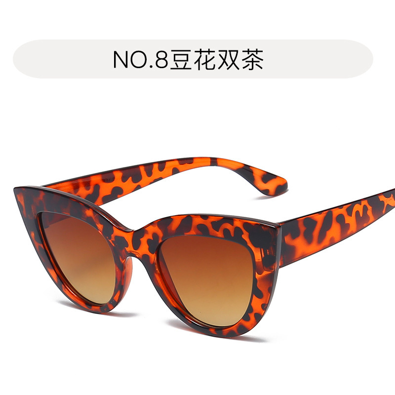 2018 europeo y americano retro gato ojo gafas de sol transfronterizo moda gafas de sol