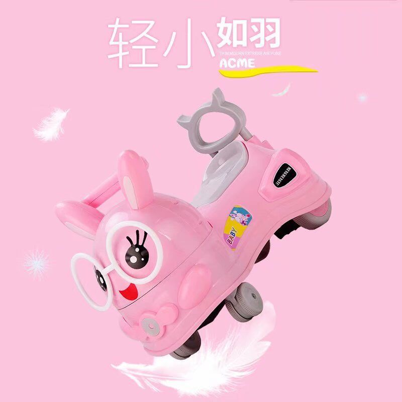 儿童滑行车带灯光音乐带推把围栏防侧翻一件代发