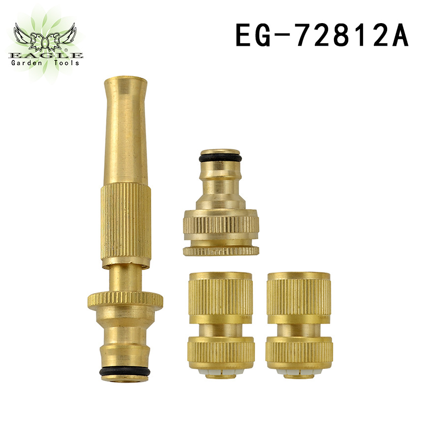 厂家直营 亚马逊虾皮代发 升级版新款子弹头纯铜喷头高压洗车水枪