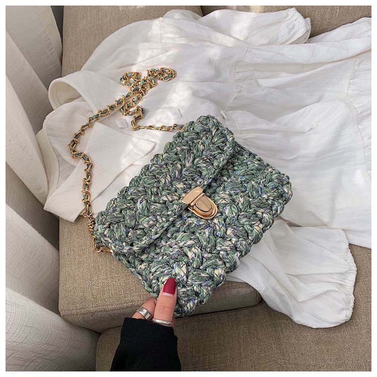 375g Weight Lock clasp Closure Type Single Shoulder Strap Strap Type Straw Bag Bags Type Travel, Street, Shopping Occasion Braid Material Color Block Pattern All Seasons, Spring&Summer Season Women's Gender Cute, Vacation Style Square Shape Women's Braid Color Block Cute Vacation Square Lock Clasp Straw Bag 36