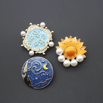 Yaxa sancaqları – Brooch Women's Starry Sky