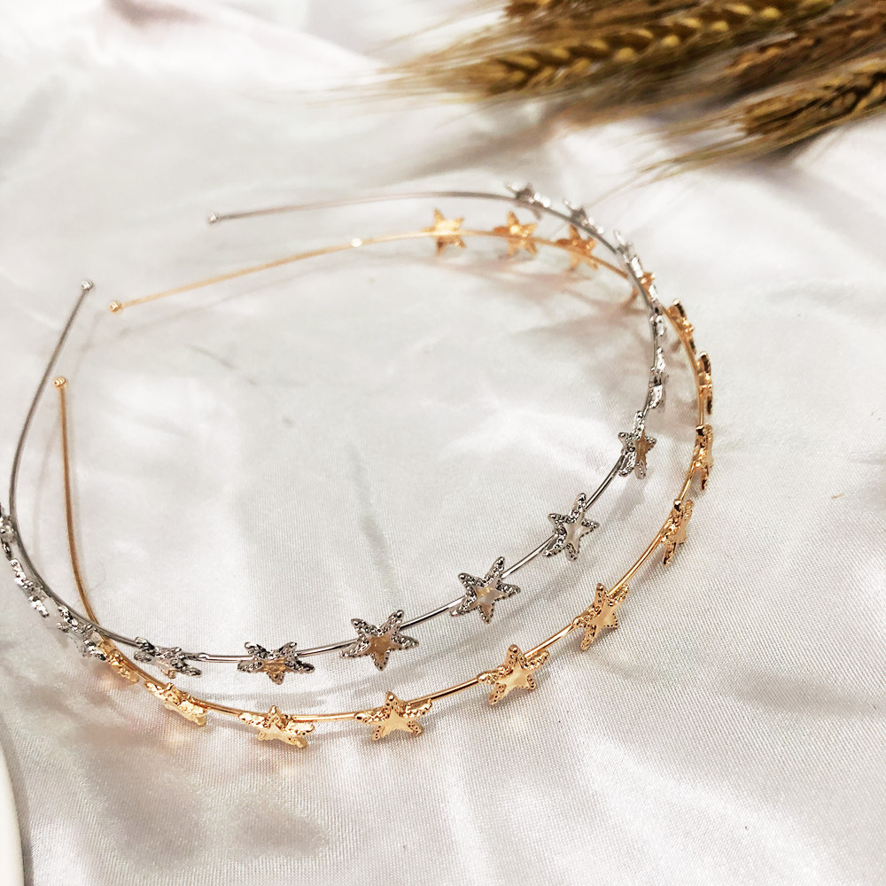 1 Piece Quantity Fashion Women'S Star Alloy Metal Jewelry Headband