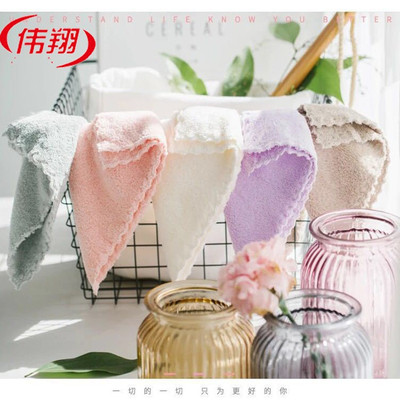 儿童方巾宝宝口水巾5条装 比纯棉吸水柔软不掉毛舒适亲肤小毛巾|ru