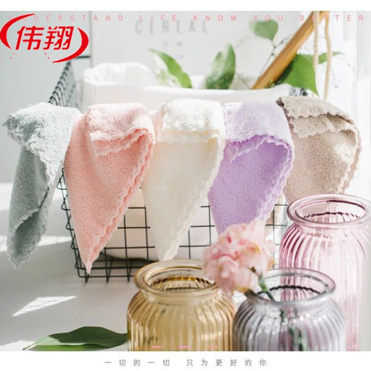 儿童方巾宝宝口水巾5条装 比纯棉吸水柔软不掉毛舒适亲肤小毛巾|ru