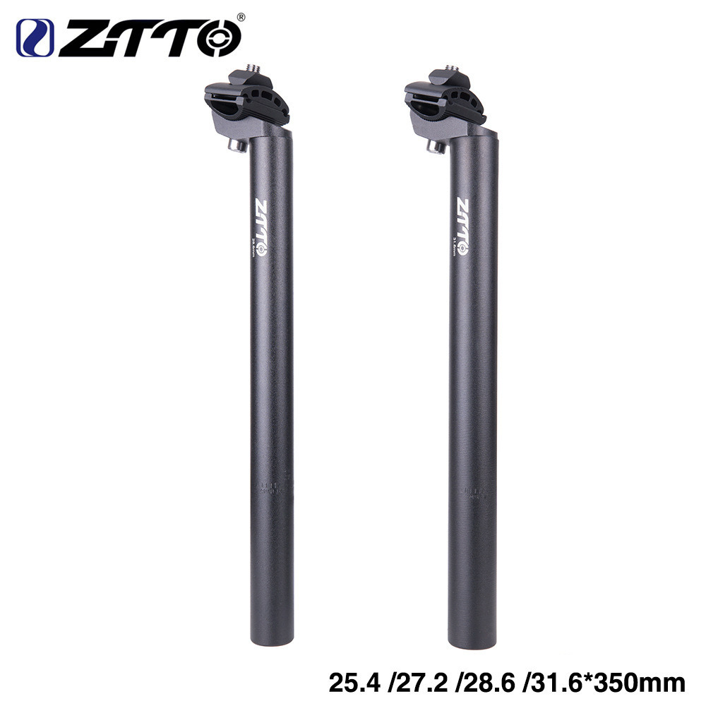 Tubo de asiento de bicicleta de montaña ZTTO Tubo de asiento de bicicleta Tubo de asiento de aleación de aluminio 25.4 27.2 28.6 31.6 350mm