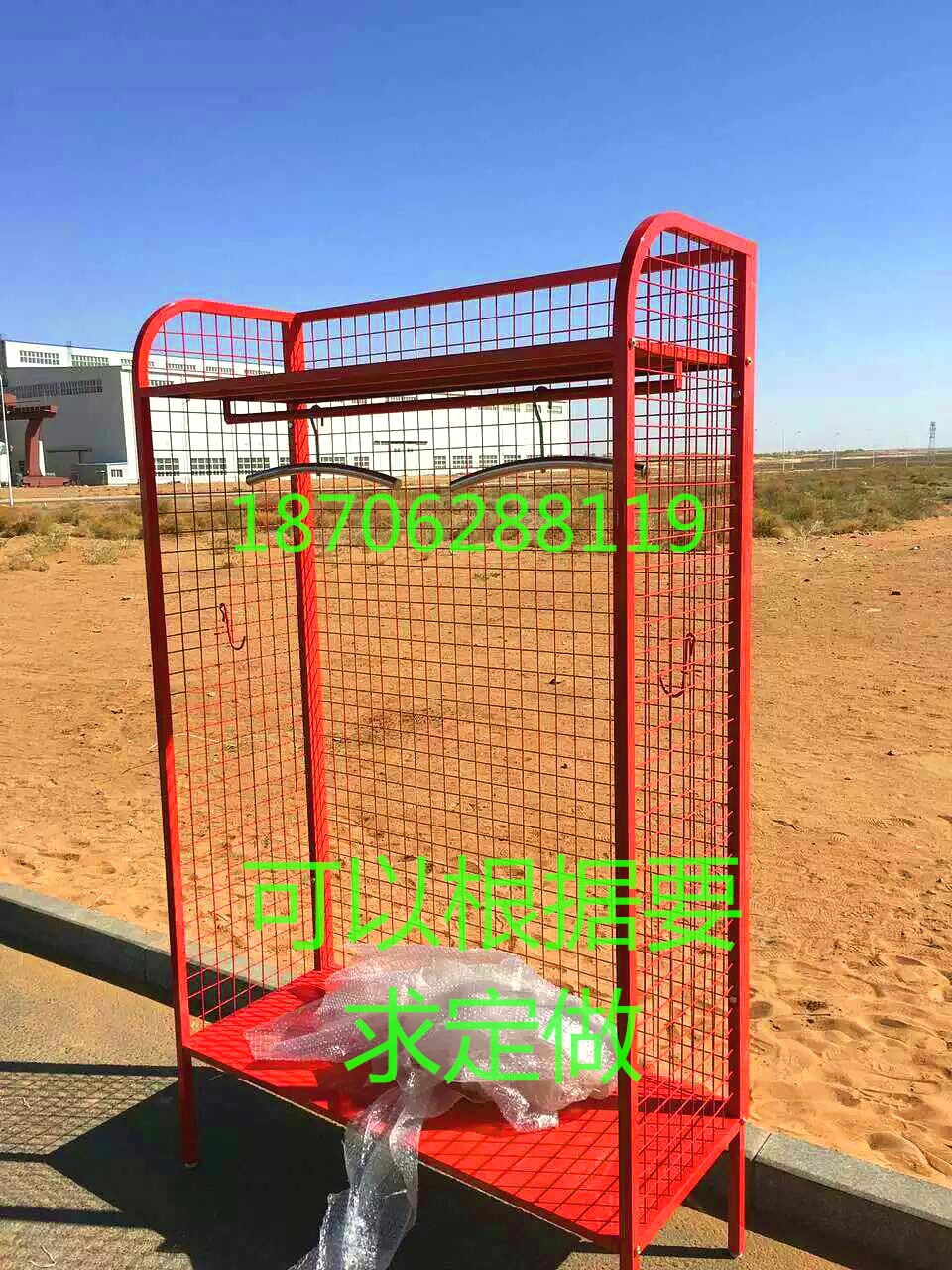 消防衣架消防服展示架微型消防站衣柜 微型消防站货架 消防五件套