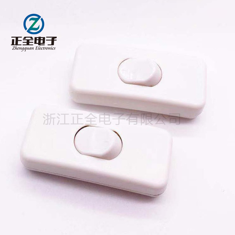 厂家供应：开关303白色线上开关阻燃床头开关翘板开关船型开关