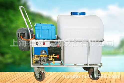 捍绿HL-240-2胶轮超高压电动喷雾器 捍绿手推式消杀喷雾器