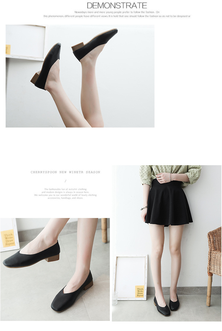 Women's Flat Shoes - Beige