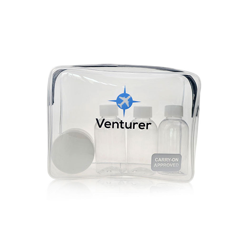 拉链透明PVC袋便携立体拉链袋防水PVC包装袋热压PVC拉链袋