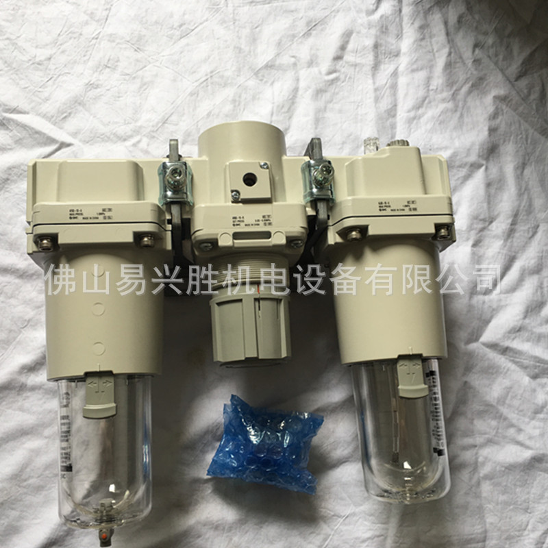 现货原装SMC气动三联件 AC60-10G-B RC1寸口空气过滤组合