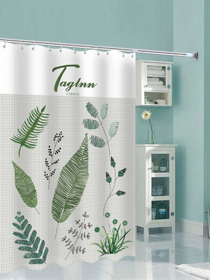 Shower Room Shower Curtains thickening waterproof Antifungal Shower Curtains suit Punch holes TOILET Partition curtain Bath curtain Curtain child