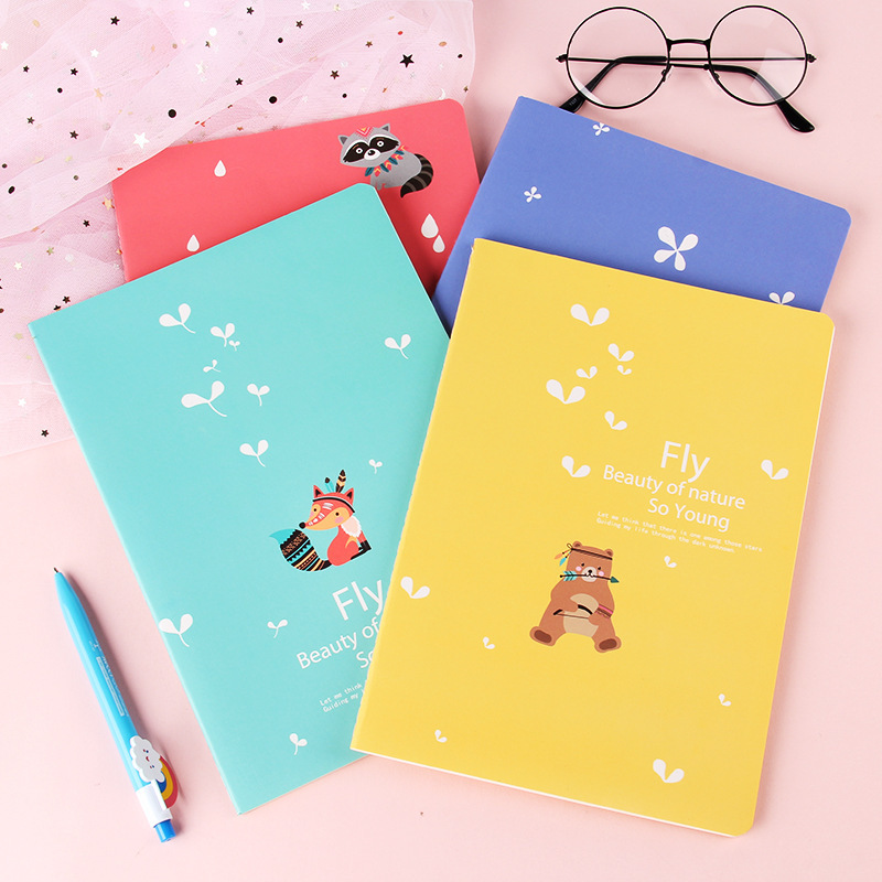 16K 자동차 라인 노트북 노트북 귀여운 소프트 카피 B5 대형 학생 일기 노트북 노트북 도매