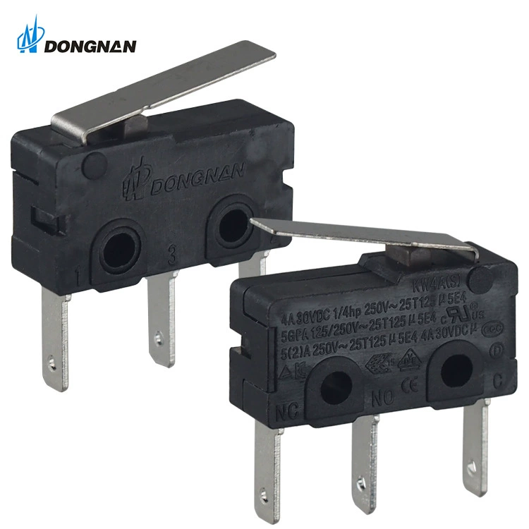 [dongnan微动开关 小型KW4A(S) 快接端子  10T125 直柄限位开关]