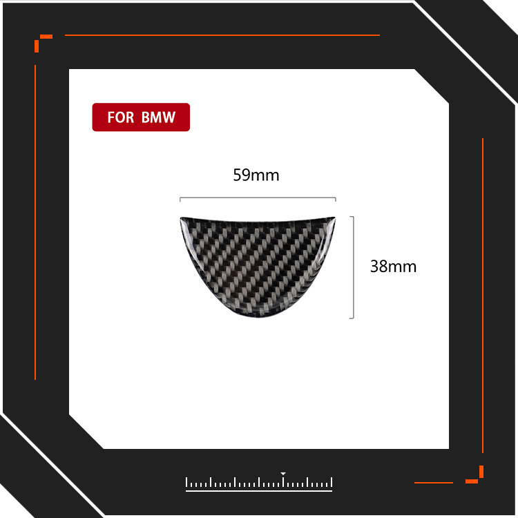 Suitable for BMW Mini Cooper R55/R56/R60/R61 carbon fiber steering wheel car modification accessories