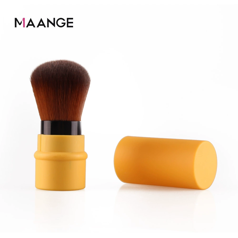 Face blush, small handheld brush, powder, foundation