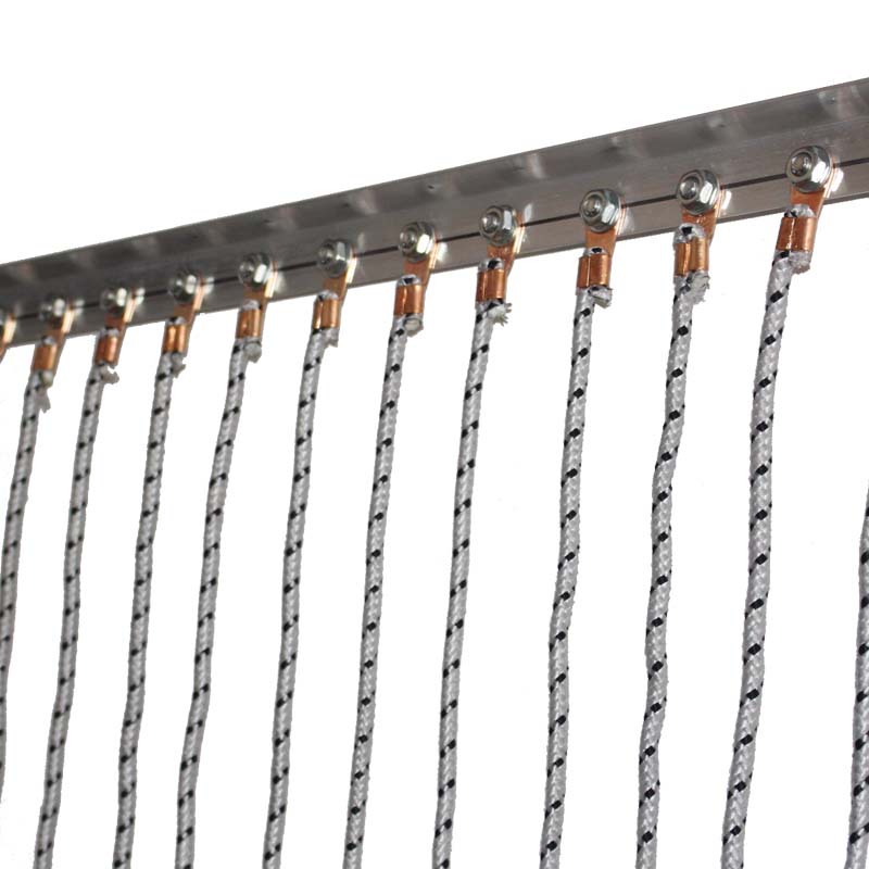 Dongguan factory Customized Anti-static door curtain Conductive properties Surface resistance is 10 The 3 power Fast delivery