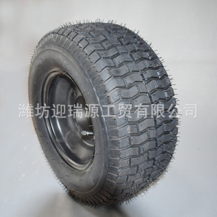 草坪车轮胎16.5x6.5-8电动巡逻车轮胎带轮辋16.5*6.5-8|ru