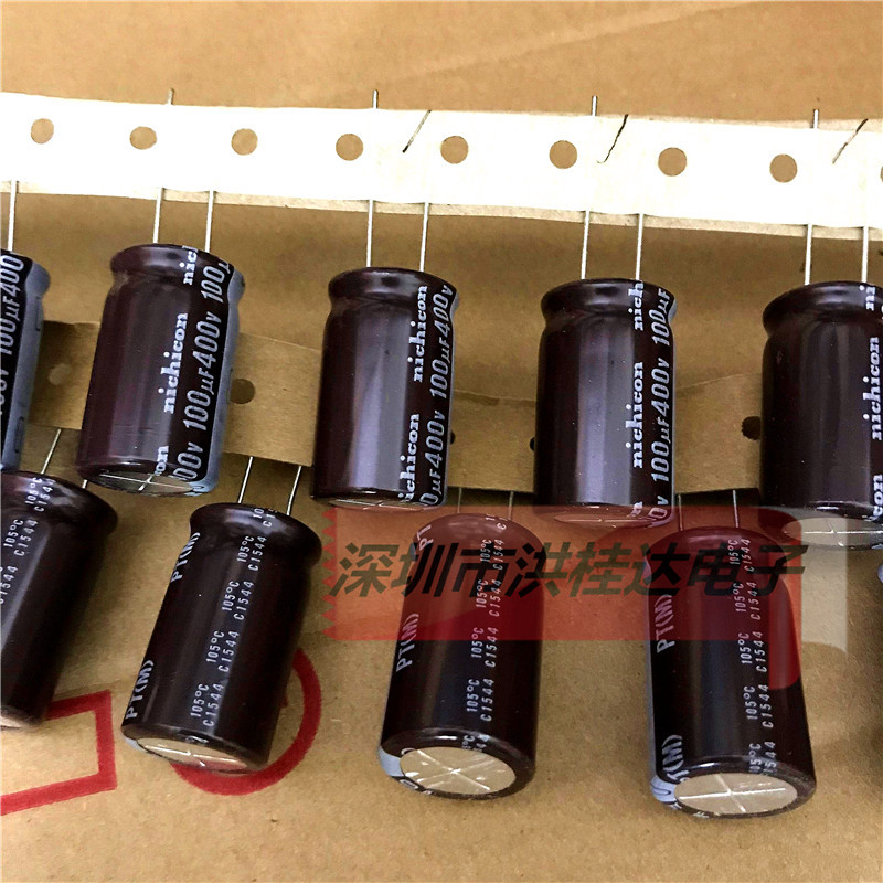 400V100UF 18X30 UPT2G101MHD6S进口尼吉康电解电容100UF400V排带