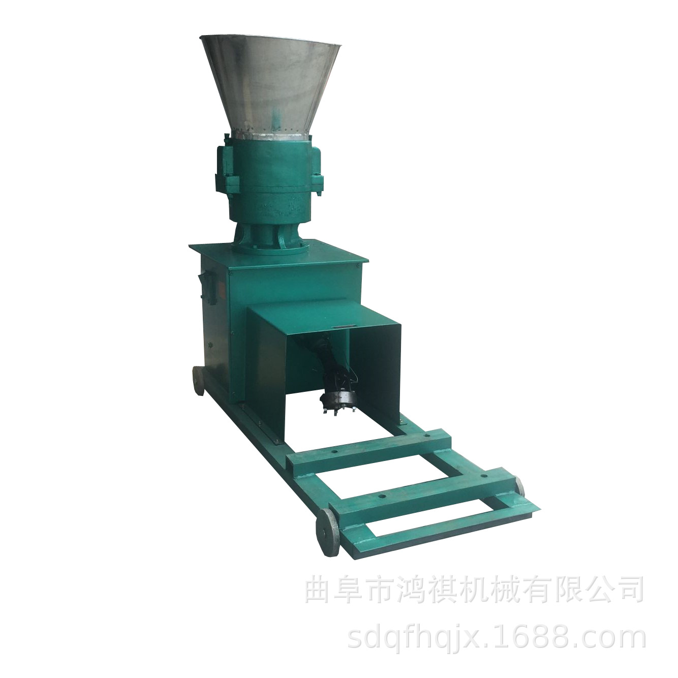 玉米粒造粒机 鸡鸭鹅饲料机颗粒机 平模饲料颗粒机