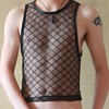 Mesh tank top, sexy vest for leisure