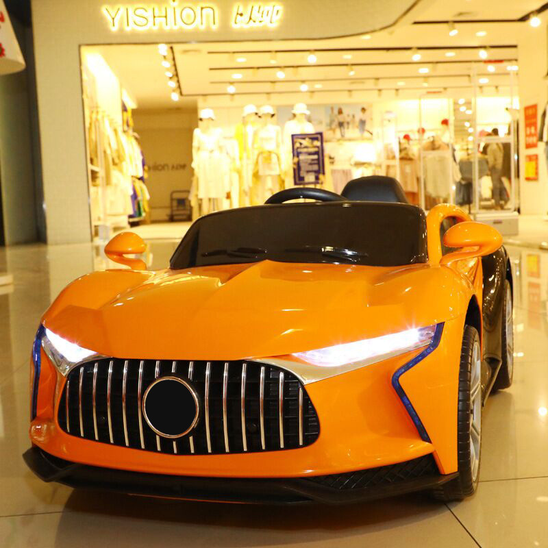 Nuevo coche eléctrico de Doble accionamiento coche eléctrico de cuatro ruedas para niños con asiento coche eléctrico de juguete de educación temprana para bebés