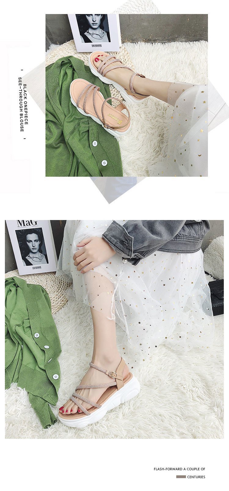 Chaussures été pour femme en TPR - Ref 3346697 Image 14