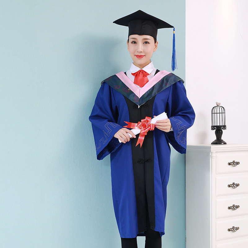 Bachelor's Degree Gown, Graduation Gown, College-Style Gown for Male and Female College Students, Engineering Undergraduate, Liberal Arts, Master'S, and Doctoral Academic Gown