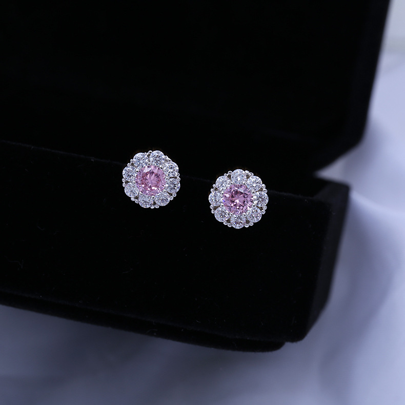 Studs Come And Go With The Same Zirconia Earrings display picture 20