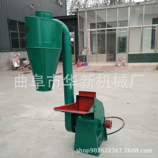 江西养殖饲料粉碎机 花生秧粉碎机 沙克龙除尘秸秆粉碎机价格