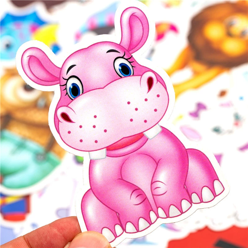 Animal Anime Stickers Funny JD