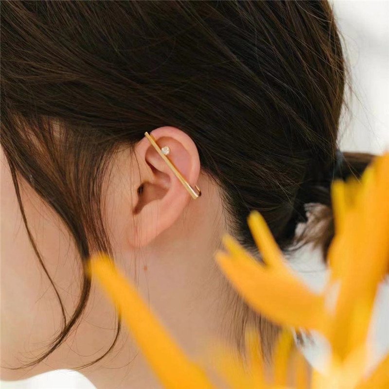 I-shaped Pierced Ear Clips Earrings Fashion Earrings Wholesale display picture 3