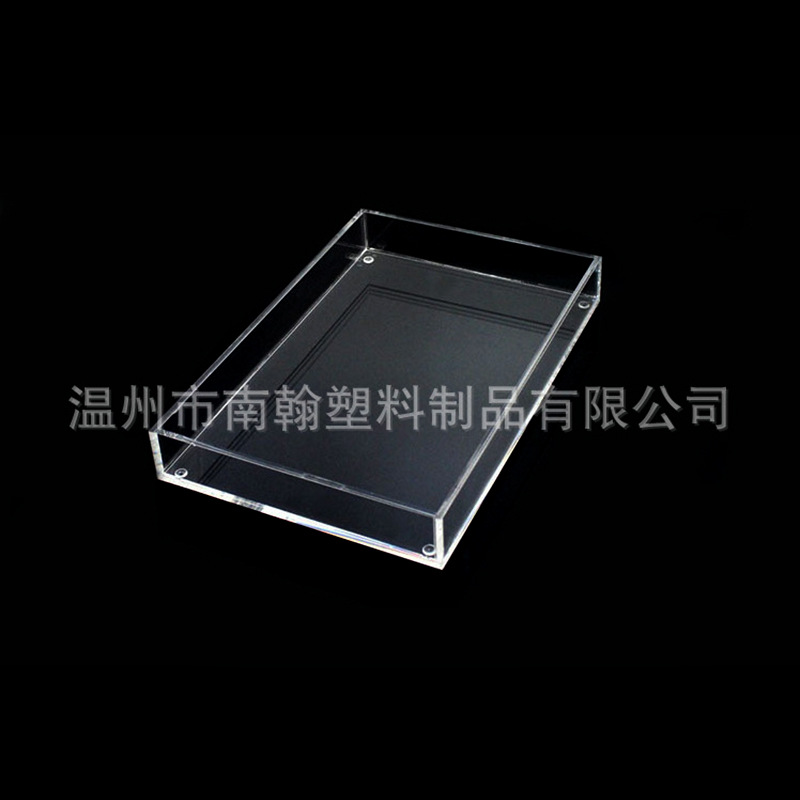 厂家定制亚克力托盘水果托盘有机玻璃酒水托盘亚克力饮料托盘