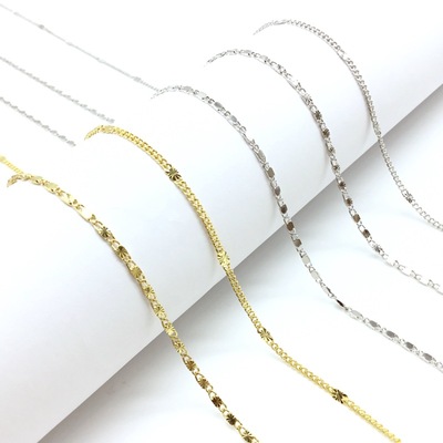 Gold Necklace have cash less than that is registered in the accounts Korean version of the temperament diy chain Accessories Tile chain Sunflower chain