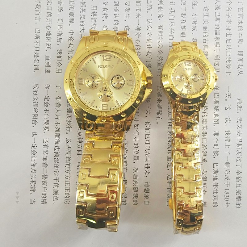 Quartz Movement Solid Color Pattern Casual Solid Color Single Folding Buckle Quartz Women's Watches