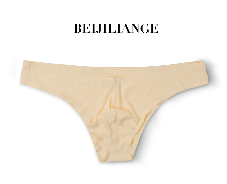 Calzoncillos pequeños transpirables de la ropa interior de la Seda del hielo de los hombres del verano cintura baja escritos atractivos transparentes personalizados cómodos de los hombres de moda