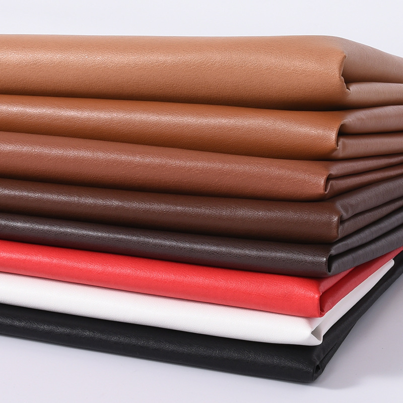 猪皮纹拉毛底PU人造革 家居环保装饰革皮带 沙发软包皮革面料