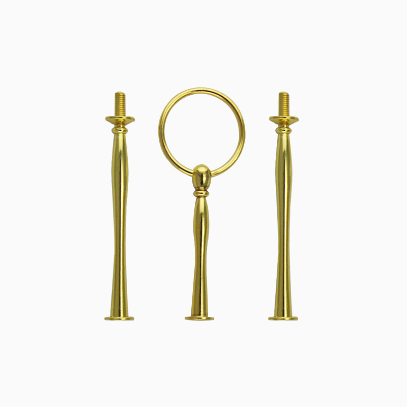 厂家直销简易圆环锌合金蛋糕水果吊架 宴会糕点盘专用支架